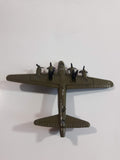 A222 B-17 Bomber Dark Army Green Camouflage Die Cast Toy Aircraft Vehicle