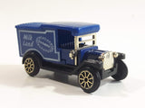 High Speed No. 607 - 612 Milk Land Dairy Delivery Truck Dark Blue Die Cast Toy Car Vehicle