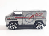2013 Toys R Us Fast Lane CW-002 Postal Mail Delivery Van Silver Die Cast Toy Car Vehicle
