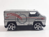 2013 Toys R Us Fast Lane CW-002 Postal Mail Delivery Van Silver Die Cast Toy Car Vehicle