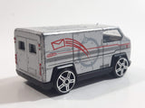 2013 Toys R Us Fast Lane CW-002 Postal Mail Delivery Van Silver Die Cast Toy Car Vehicle