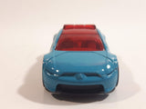 2014 Hot Wheels HW City Mitsubishi Eclipse Concept Car Blue Die Cast Toy Car Fire Dept Emergency Vehicle