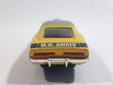 2002 Racing Champions NHRA Nitro Rods Drag Racing Series '70 Dodge Charger U.S. Army Black Green Yellow Die Cast Toy Race Car Vehicle with Opening Hood