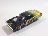 2002 Racing Champions NHRA Nitro Rods Drag Racing Series '70 Dodge Charger U.S. Army Black Green Yellow Die Cast Toy Race Car Vehicle with Opening Hood