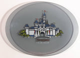 Vintage Walt Disney Productions Disneyland White Castle Themed 6 1/4" x 8 1/2" Oval Shaped Tinted Glass Plate