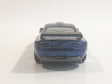2013 Hot Wheels HW Workshop Then and Now Custom '12 Ford Mustang Dark Metallic Blue Die Cast Toy Car Vehicle