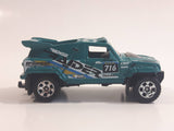 2007 Matchbox MBX Metal Adventure Ridge Raider Dark Teal Green Die Cast Toy Car Vehicle