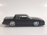 Maisto Ridez 1986 Chevrolet Monte Carlo SS Black Die Cast Toy Car Vehicle with Rubber Tires