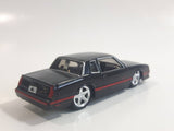 Maisto Ridez 1986 Chevrolet Monte Carlo SS Black Die Cast Toy Car Vehicle with Rubber Tires
