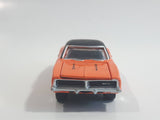 2009 Johnny Lightning Muscle Cars No. 488 1969 Dodge Charger R/T 440 Orange Die Cast Toy Car Vehicle with Opening Hood