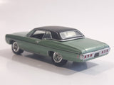 Johnny Lightning Muscle Cars No. 942 1968 Chevy Impala Satin Mint Green with Black Roof Die Cast Toy Car Vehicle with Opening Hood