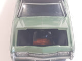 Johnny Lightning Muscle Cars No. 942 1968 Chevy Impala Satin Mint Green with Black Roof Die Cast Toy Car Vehicle with Opening Hood