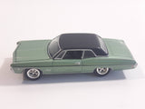 Johnny Lightning Muscle Cars No. 942 1968 Chevy Impala Satin Mint Green with Black Roof Die Cast Toy Car Vehicle with Opening Hood