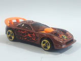 2003 Hot Wheels Flamin' Hot Wheels Callaway C7 Metalflake Copper Die Cast Toy Car Vehicle