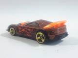 2003 Hot Wheels Flamin' Hot Wheels Callaway C7 Metalflake Copper Die Cast Toy Car Vehicle