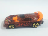 2003 Hot Wheels Flamin' Hot Wheels Callaway C7 Metalflake Copper Die Cast Toy Car Vehicle