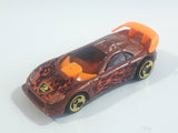 2003 Hot Wheels Flamin' Hot Wheels Callaway C7 Metalflake Copper Die Cast Toy Car Vehicle