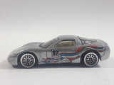 2001 Hot Wheels '97 Corvette Silver Die Cast Toy Car Vehicle