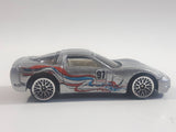 2001 Hot Wheels '97 Corvette Silver Die Cast Toy Car Vehicle