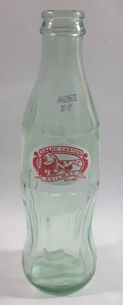 1993 Coca-Cola Classic Grand Canyon Railway 7 1/2" Tall 8 oz Glass Pop Bottle