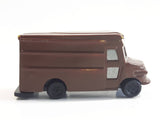 Safari Ltd Delivery Truck Dark Brown Hard Rubber Toy Car Vehicle