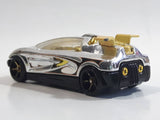 2009 Hot Wheels 3 Lane Super Speedway Octainium Chrome Die Cast Toy Car Vehicle