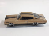 2010 Hot Wheels Muscle Mania '67 Dodge Charger Metallic Gold Die Cast Toy Muscle Car Vehicle