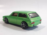2011 Hot Wheels Volkswagen Brasilia Green Die Cast Toy Car Vehicle