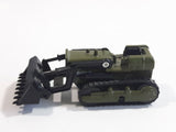 Unknown Brand N8633 Bulldozer Army Green Die Cast Toy Car Vehicle with Rubber Tracks