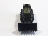 Unknown Brand N8633 Bulldozer Army Green Die Cast Toy Car Vehicle with Rubber Tracks