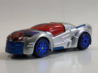 2011 Maisto Marvel Spiderman Armored Chrome Die Cast Toy Car Vehicle
