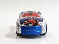 2011 Maisto Marvel Spiderman Armored Chrome Die Cast Toy Car Vehicle