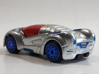 2011 Maisto Marvel Spiderman Armored Chrome Die Cast Toy Car Vehicle