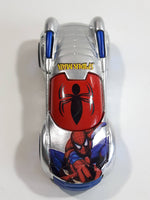 2011 Maisto Marvel Spiderman Armored Chrome Die Cast Toy Car Vehicle