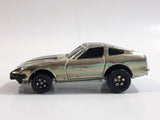 Vintage 1980 Kidco Burnin' Key Cars Datsun 280ZX Turbo Gold Chrome and Black Plastic Body Toy Car Vehicle - No Key - 1/64 - Macao