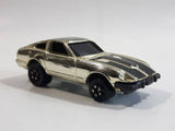 Vintage 1980 Kidco Burnin' Key Cars Datsun 280ZX Turbo Gold Chrome and Black Plastic Body Toy Car Vehicle - No Key - 1/64 - Macao