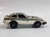 Vintage 1980 Kidco Burnin' Key Cars Datsun 280ZX Turbo Gold Chrome and Black Plastic Body Toy Car Vehicle - No Key - 1/64 - Macao