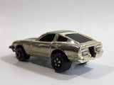 Vintage 1980 Kidco Burnin' Key Cars Datsun 280ZX Turbo Gold Chrome and Black Plastic Body Toy Car Vehicle - No Key - 1/64 - Macao