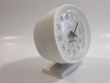 Vintage Westclox Baby Ben Glow in the Dark Hands White Windup Alarm Clock Made in U.S.A.