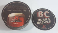 Rickard's Red Beer "B.C. Born and Brewed" Round Drink Coasters Lot of 29