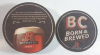Rickard's Red Beer "B.C. Born and Brewed" Round Drink Coasters Lot of 29
