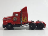 Regent Pro Engine Fire Dept Semi Tractor Truck Red Die Cast Toy Car Vehicle