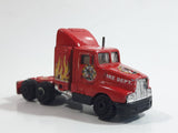 Regent Pro Engine Fire Dept Semi Tractor Truck Red Die Cast Toy Car Vehicle