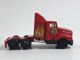Regent Pro Engine Fire Dept Semi Tractor Truck Red Die Cast Toy Car Vehicle