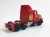 Regent Pro Engine Fire Dept Semi Tractor Truck Red Die Cast Toy Car Vehicle