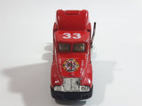 Regent Pro Engine Fire Dept Semi Tractor Truck Red Die Cast Toy Car Vehicle