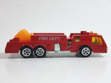 Unknown Brand Fire Dept Ladder Truck Red Die Cast Toy Car Vehicle Missing Ladder