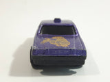 Unknown Brand Taxi Cab Style Sedan Purple Die Cast Toy Car Vehicle