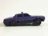 Unknown Brand Taxi Cab Style Sedan Purple Die Cast Toy Car Vehicle