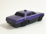 Unknown Brand Taxi Cab Style Sedan Purple Die Cast Toy Car Vehicle